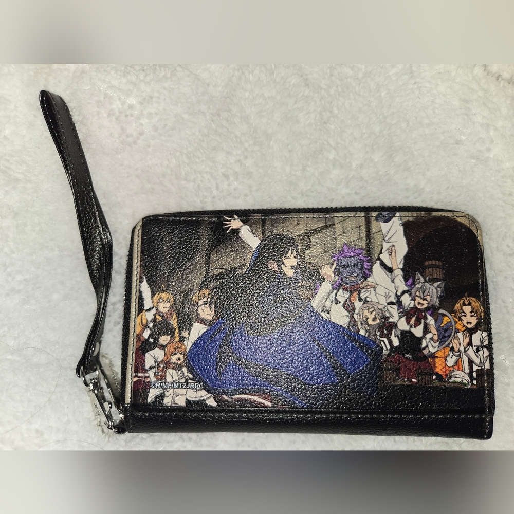 Buckle-Down Black and Blue Anime Wallet